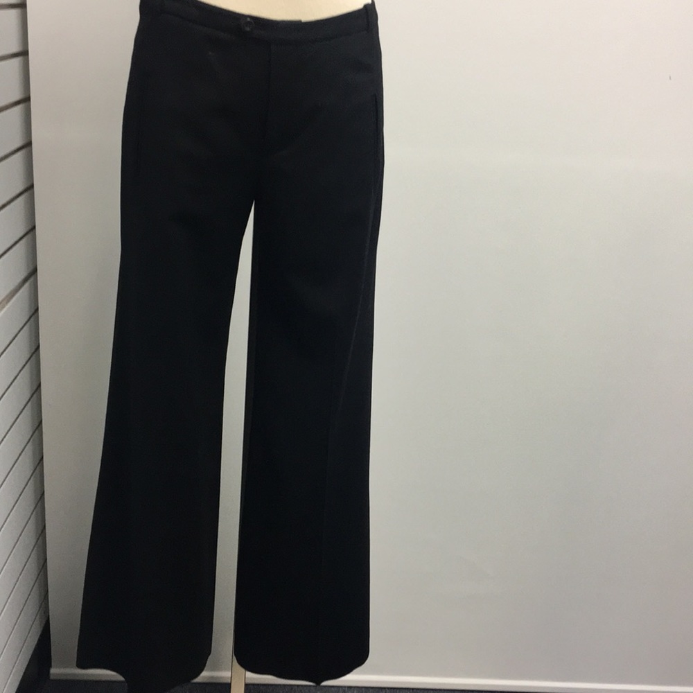 Valenciaga Paris black wool pants size 38